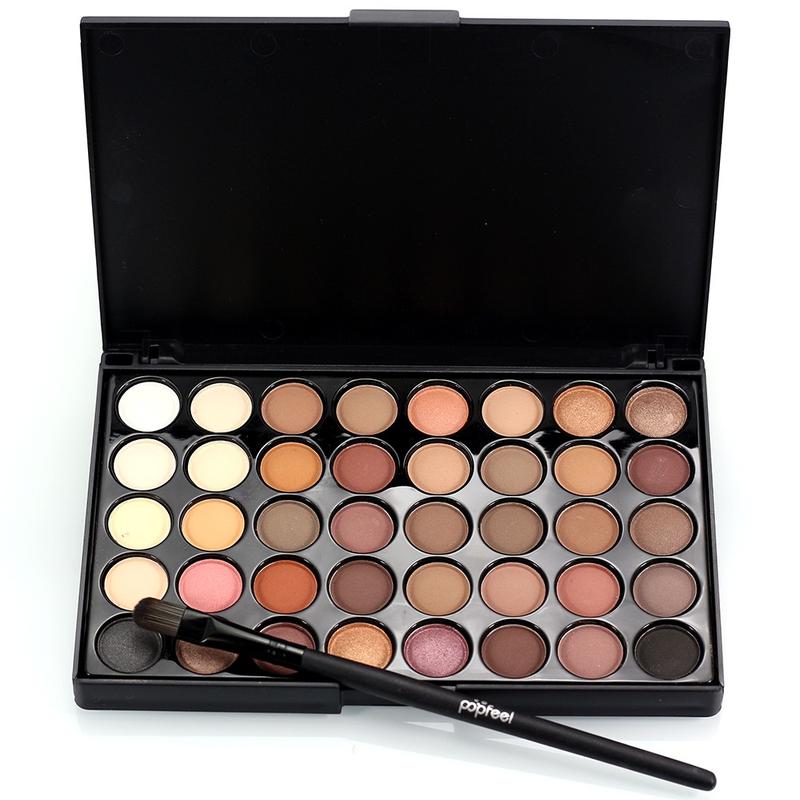 𝐌𝐀𝐊𝐄 𝐔𝐏 𝐏𝐀𝐋𝐄𝐓𝐓𝐄 - EYESHADOW PALETTE POPFEEL 40 COLOR MATTE ORIGINAL 2