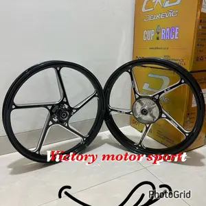 velg pelek delkevic d55 satria fu 150 velg dnd d55 fu raider 150 lebar 160 185 ring 17 dan plus ban maxxis Motorcycle Disc