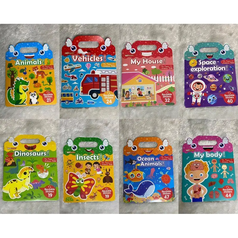STICKER BOOK UNTUK ANAK | Dapat stiker lucu