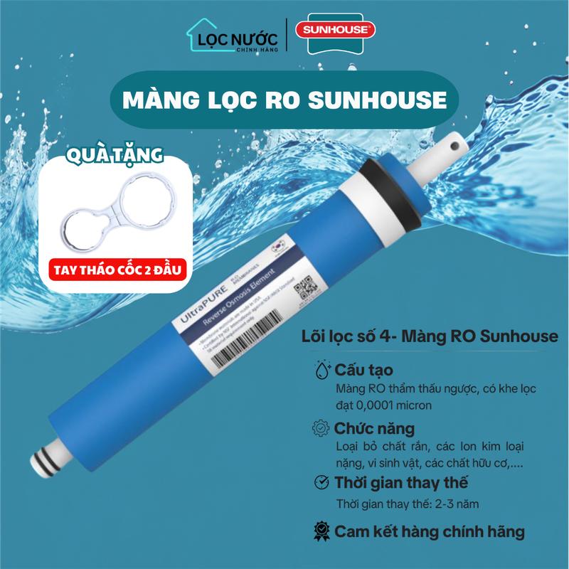 Màng lọc nước RO Sunhouse - Lõi lọc nước số 4 Sunhouse
