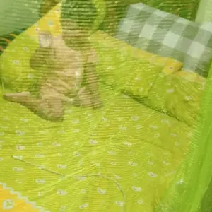 Kelambu Kotak Polos Jumbo Uk. 180 cm x 200 cm tahan angin dicuci dengan tangan saja Sturdy Sudah Dirakit Mosquito Nets