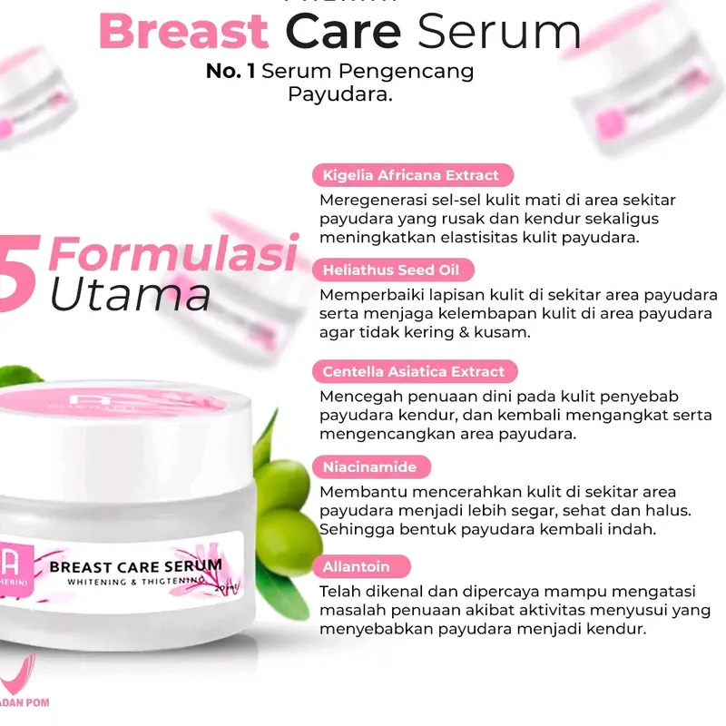 PHERINI BREAST CARE SERUM 20ML PENGENCANG DIRI ISI 20ML 4