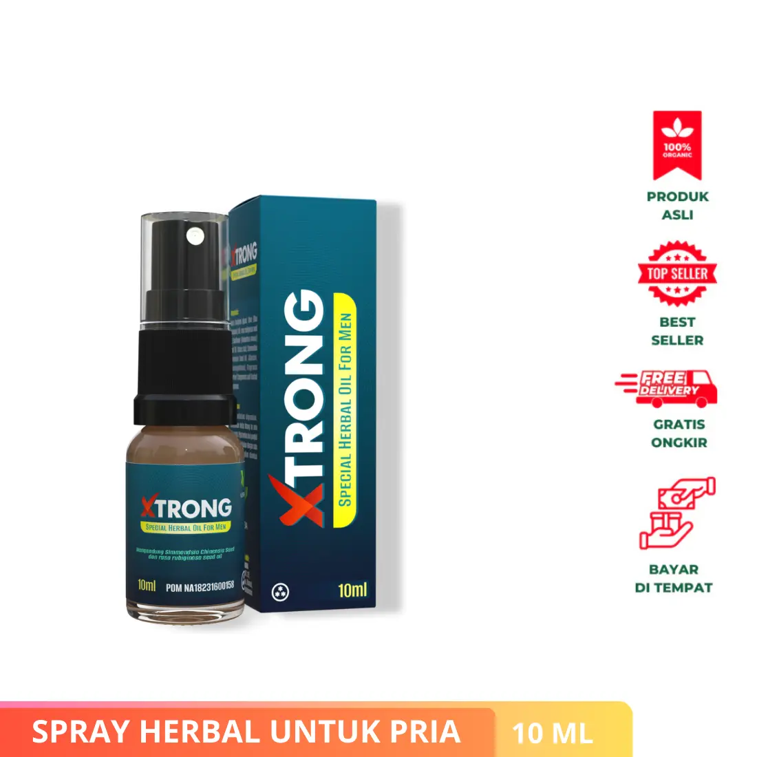 XSTRONG MAGIC SPRAY MINYAK PIJAT TUBUH JHONY 30X PAKAI