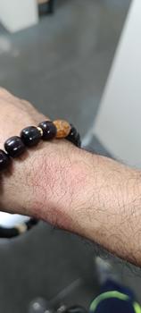 Product Review of Sugar heart old material Dzi beads double circle Bodhi bracelet Wenwan Buddha beads same style Panwan bracelet from a**g P**p 😁** 0