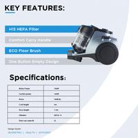 Gambar Midea Vacuum Cleaner Bagless MVC-15K | Penyedot Debu Tanpa Kantong 2L | Kabel Panjang 5M + HEPA Filter – Praktis & Ringan dari Midea Electronics Indonesia Kota Administrasi Jakarta Utara 3 Tokopedia