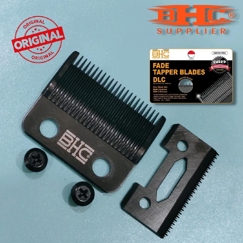 Mata Pisau Mesin Cukur Blade BHC FAPER PRO Original DLC Universal Fade & Tapper / Pisau Mesin Cukur For WAHL WMARK JRL ANDIS GAMMA TUFT LUMI DLL Merah 1