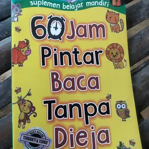 Buku 60 jam pintar baca tanpa dieja Anak Belajar.