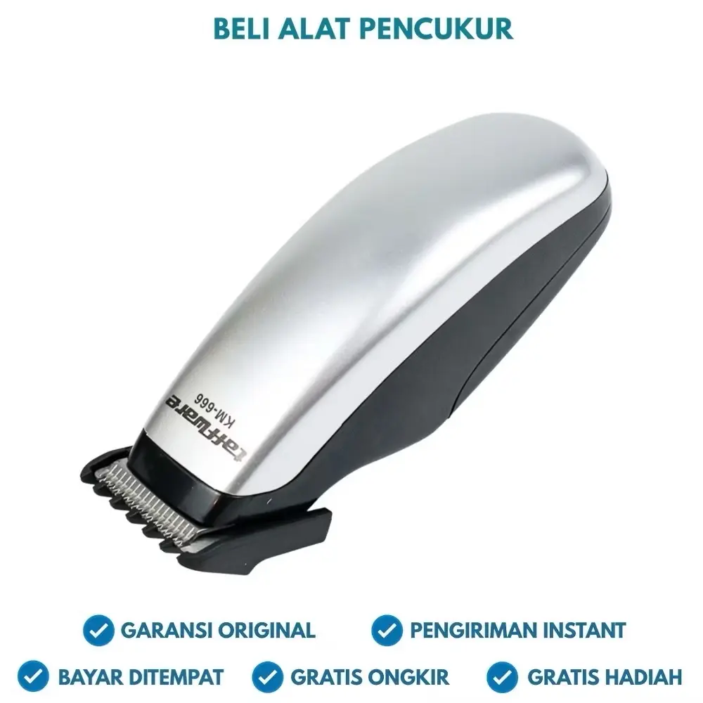 Alat Mesin Cukur Rambut Kumis Jenggot Brewok Elektrik Hair Trimmer Shaver Grooming Pria Mesin Cukur Simpel Termurah