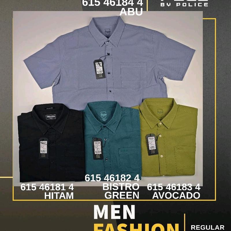 KEMEJA PENDEK POLICE // ORIGINAL BRAND POLICE Pria 4