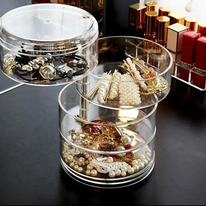 Tempat Penyimpanan Ks Kosmetik Kotak Ks Make Up Putar Kotak Sendok 3