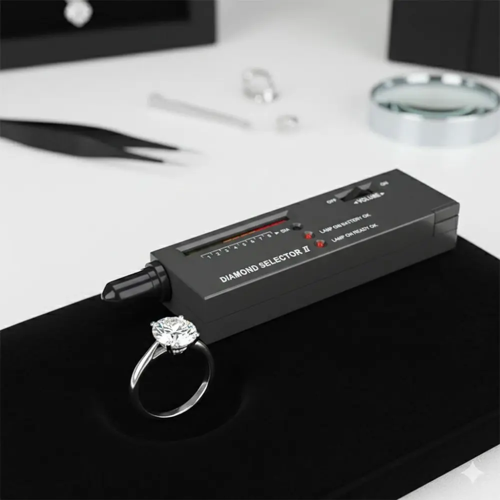 ポータブルダイヤモンド測定器：本物のダイヤモンド、宝石、ジュエリー 