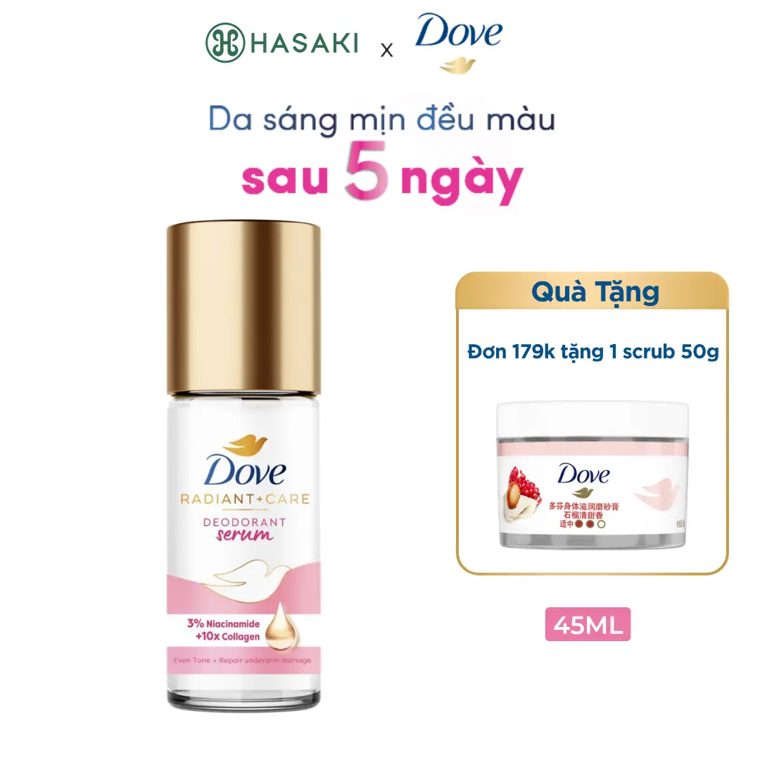 Lăn Ngăn Mùi Dove Tinh Chất Serum 45ml