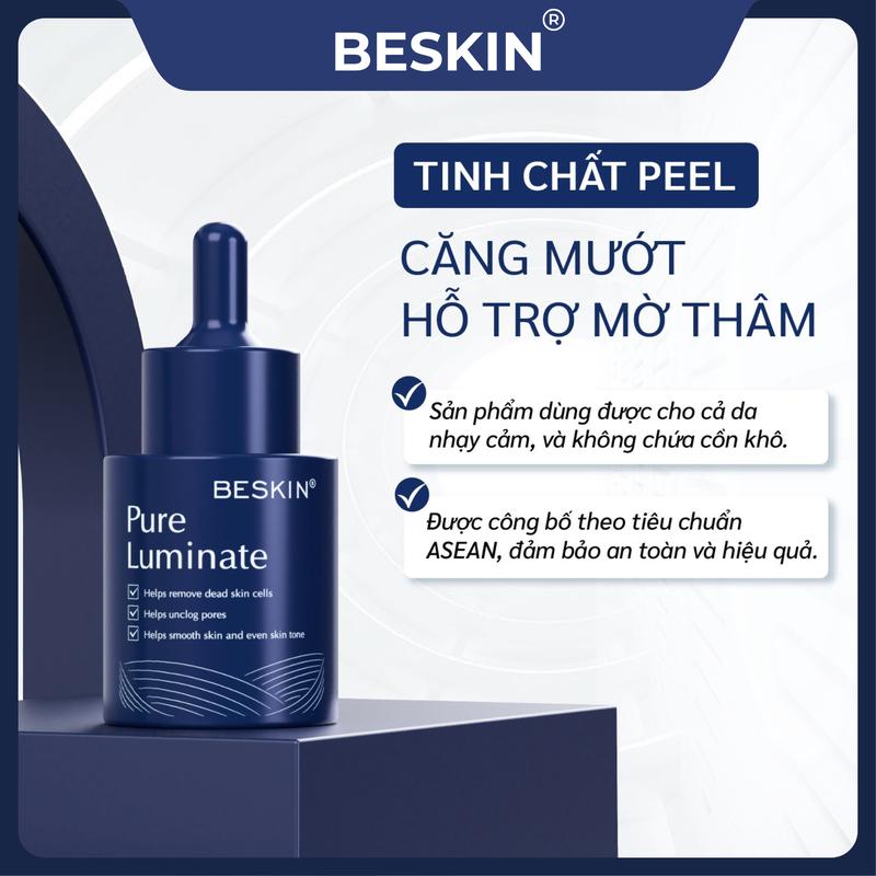   PHIÊN BẢN MỚI  TINH CHẤT PEEL "PURE LUMINATE" - Dung Tích: 20ml & 5ml - Thương Hiệu: Beskin - Skincare Nữ Women Làm Đẹp Da Serum Dưỡng Ẩm Da Chăm Sóc Da Peel Da 