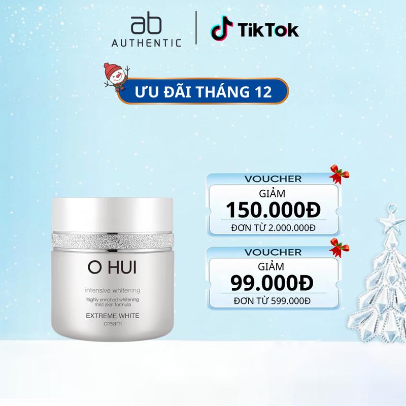   Top 1 bán chạy  Kem dưỡng Ohui trắng da giảm mờ thâm nám Extreme White Cream 20ml - AB Authentic 