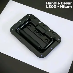 Handle hardcase tanam besar warna hitam