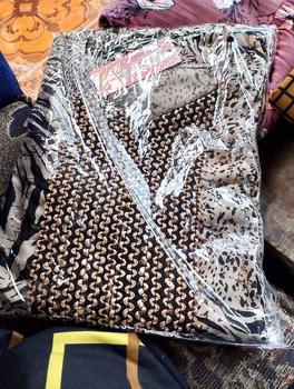 Product Review of GAMIS RENDA SULTAN ori BLINK MOTIF MONOCHROME Rempel Bunga Cantik Rayon Panjang from N**I B**G 0