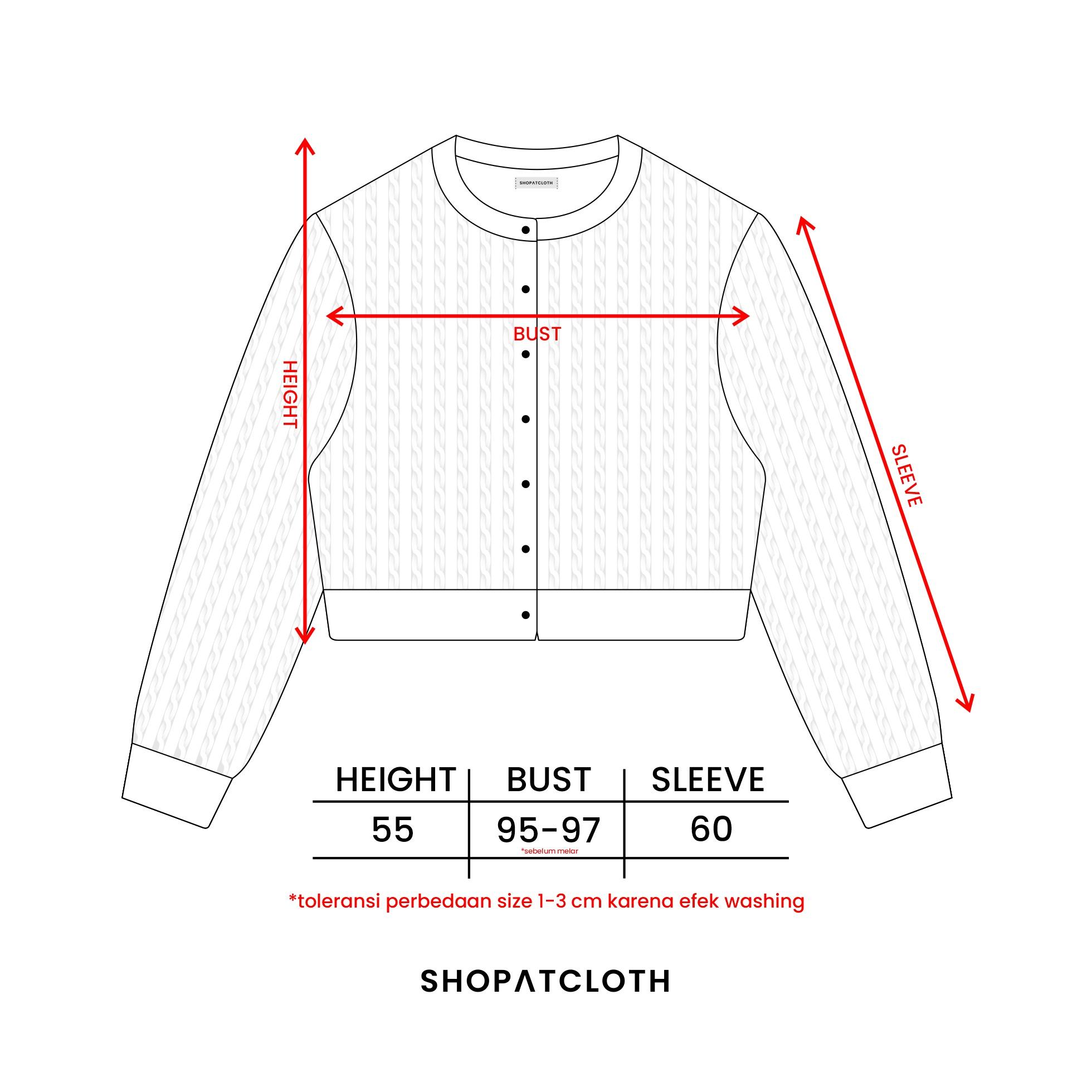 SHOPATCLOTH - Cable Cardigan