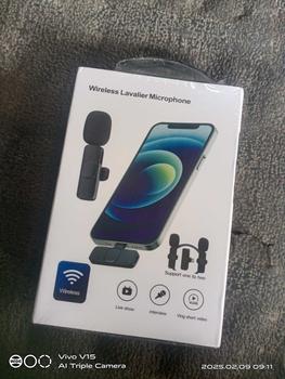 Product Review of Mic Clip On Wireless Nirkabel Portabel Tipe C Mikrofon Microphone from ⚜**️ 1