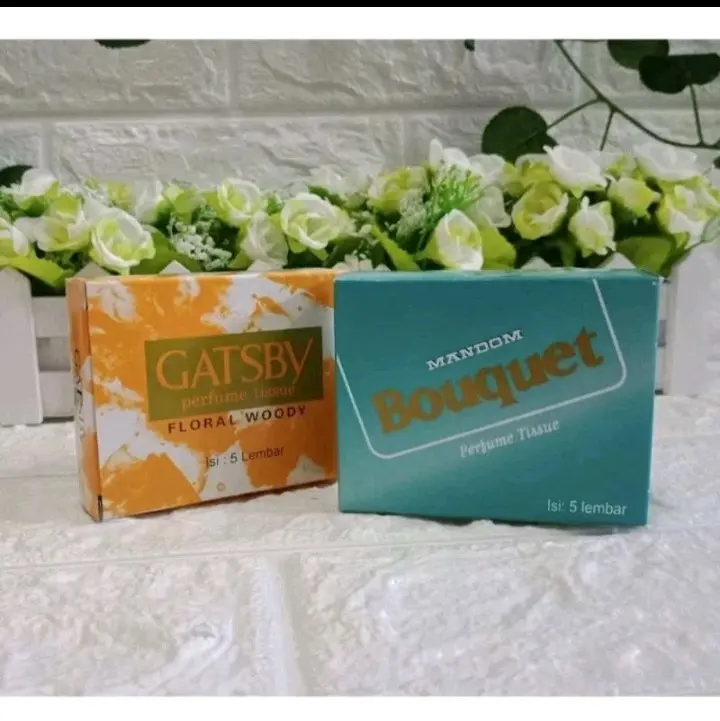 tissue parfum mandom bouquet/Gatsby isi 5