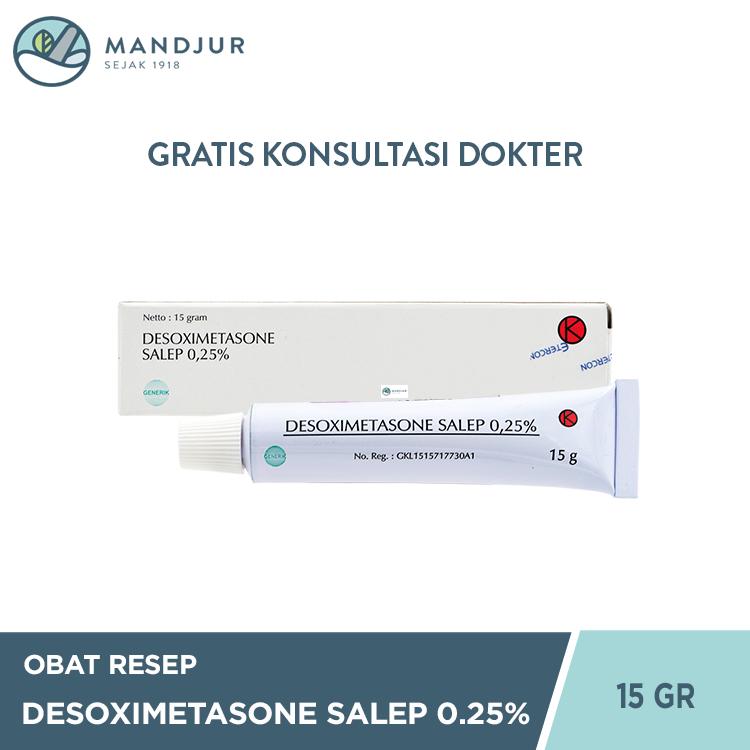 Desoximetasone Etercon 0.25% Salep Tube 15 Gram