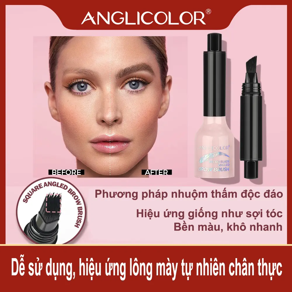 Gel Nhuộm Chân Mày ANGLICOLOR – Chống Nước, Không Lem, Lâu Trôi, Tạo Dáng Mày Tự Nhiên – 20g