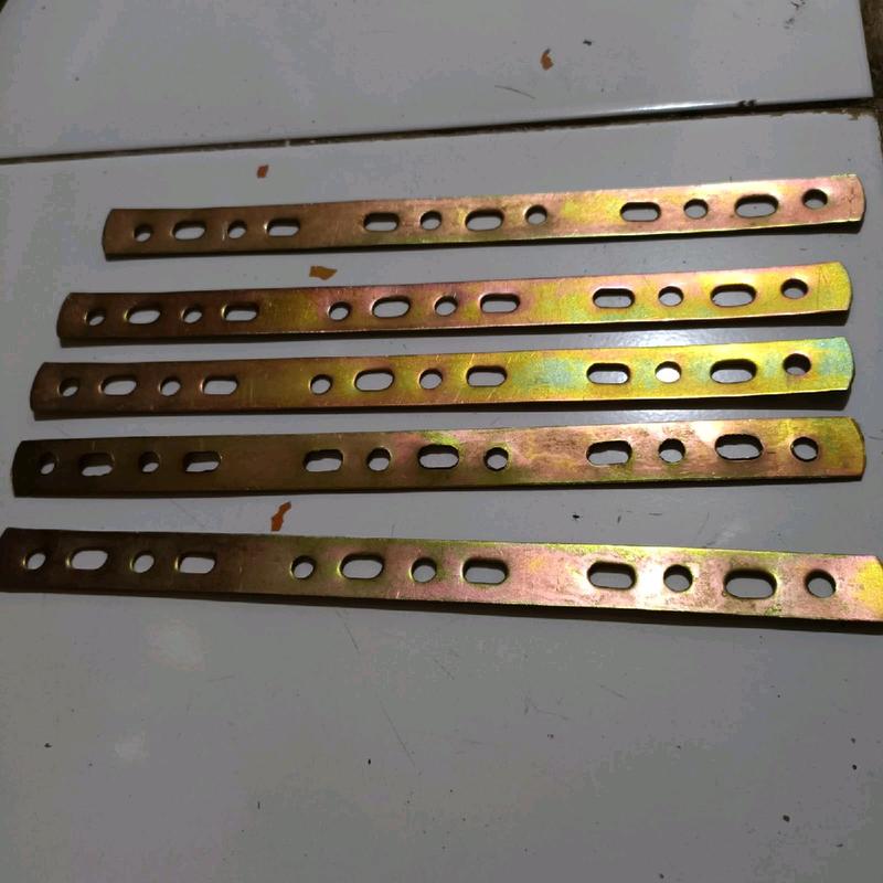 Breket plat bolong tebel breket lampu tebal breket plat besi bolong tebal untuk semua motor Motorcycle Kendaraan 3