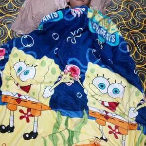 Monalisa Selimut Bulu Uk 150 x 200 cm ( 500 Gram ) Bahan Polyester / Motif Minimalis / Blanket / Halus Lembut Nyaman Tidak Rontok - AMS