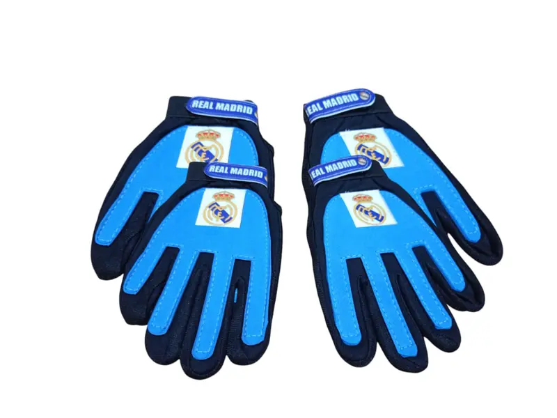 sarung tangan kiper anak warna biru/, sarung tangan olahraga, sarung tangan sepak bola 4