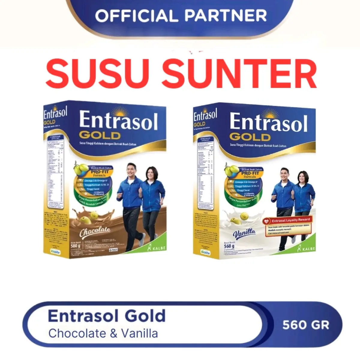 ENTRASOL GOLD VANILA COKLAT 580 GRAM/VANILLA/CHOCOLATE/580GR/600GR/600 GRAM