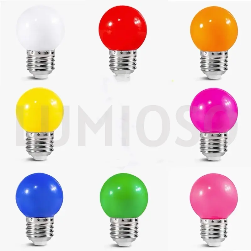[COD] Lampu LED PingPong / LED 3w 3 watt Warna Warni / Bohlam Hias / Lampu Aksesoris Bohlam Warna / Lampu Hias Bulat / LED Pingpong Bulat 3W / Lampu Dekorasi 1