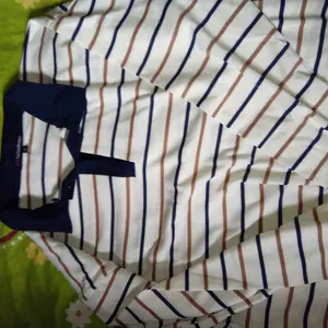 RUUGBY STRIPE KERAH KANCING ATASAN FULL COTTON NURITARI APPAREL KEMAJA POLO WANITA [NEW ETALASE]