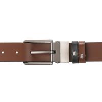Gambar Urban State - Matte Slim Square Pin Buckle Reversible Top Grain Leather Belt - Black Brown - 100 CM dari Urban State Kota Bogor 4 Tokopedia
