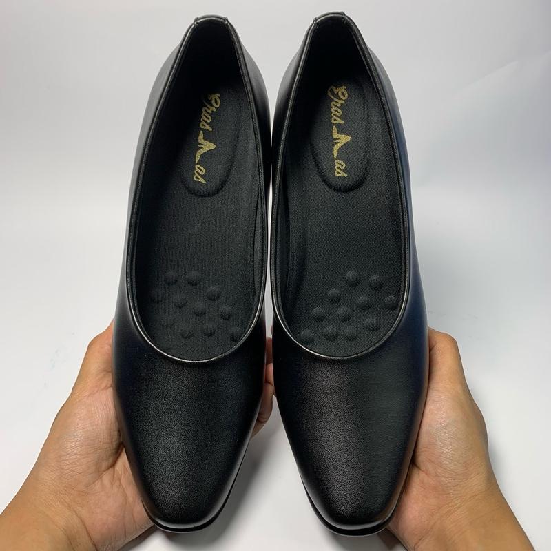 HEELS CM UJUNG BULAT OUTSOLE FIBER ERASMAS Sepatu Wanita