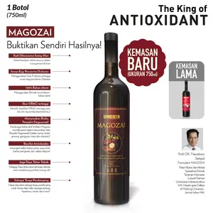 Magozai The King of Antioxidant – Premium Antioxidant Health & Beauty Drink 750ml - Magozai - 1 botol @750