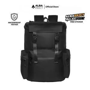 ALBA PROJECT - Backpack Rexus - Tas Ransel Laptop Anti Air Pria Wanita Sekolah