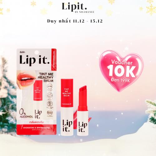  Son Dưỡng Môi Có Màu Dưỡng Ẩm Hỗ Trợ Làm Mềm Môi Lip It Tint Me Healthy Balm 3g 