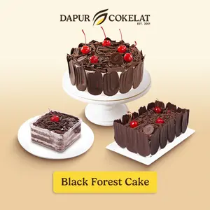 DAPUR COKELAT - Black Forest Cake | Kue Black Forest Cokelat yang Manis dan Asam dari Cherry