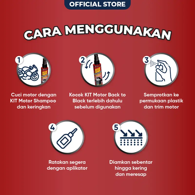 KIT Motor Exclusive - 3pcs - KIT Back to Black - KIT Motor Shampoo & KIT Motor multiguna 3