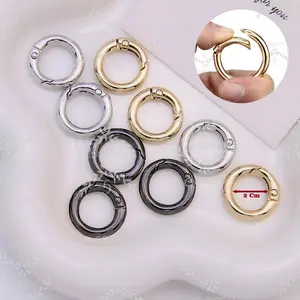 Aksesoris Tas Ring Bulat 2 cm Buka Tutup (A) / Ring O - Aksesoris Tas (IMPORT)