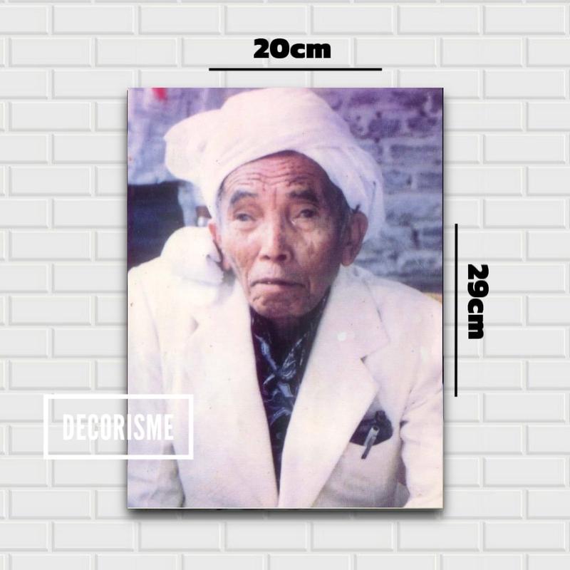 Product Introduction of Walldecor ULAMA HABIB KIYAI hiasan dinding pajangan hadiah foto islami wali pemuka agama islam papan mdf tebal 8mm ukuran 20x29cm 9
