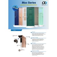 Gambar ALPHAMAX Max 7A-KKT-DSSP Pintu Rumah Pintu Utama Pintu Depan Pintu Taman Full Panel Kaca Bevel 173 x 220 cm dari Alphamax Official Kab. Bekasi 5 Tokopedia