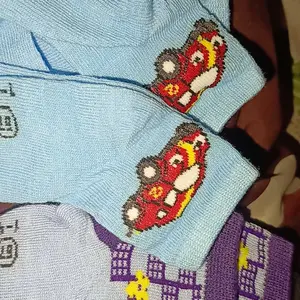 Paket 4 Pasang Kaos Kaki Bayi Laki - laki Perempuan Motif Karakter Lucu