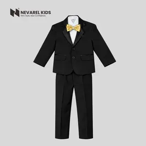 Jas Anak Tuxedo Anak Lis abu 1-13 tahun Setelan Tuxedo Anak