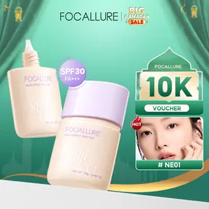 [Official] FOCALLURE Bare Multi Effect Skin Tint SPF30 PA+++ Lightweight Satin Finish Breathable Coverage Foundation