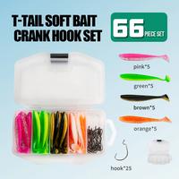 Gambar [OFFICIAL] KastKing Paket 66 pcs Softlure soft lure umpan pancing branded proberos paddle tail 2g/7.0 cm mancing casting ultralight baits #Alat Pancing - T Tail Bait dari Kastking Indonesia Kab. Tangerang 4 Tokopedia