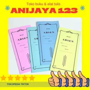 BUKU ABSENSI SISWA / BUKU DAFTAR HADIR SISWA 13,5 x 30 cm