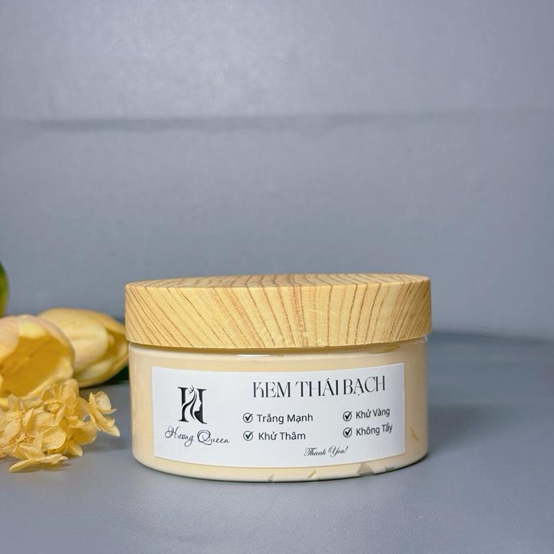 Kem Thái Bạch 250gr Hỗ Trợ Dưỡng Trắng Da Tone Sẵn Trung Bình Vàng Mỏng Không Bết Rít Khô Thấm Nhanh