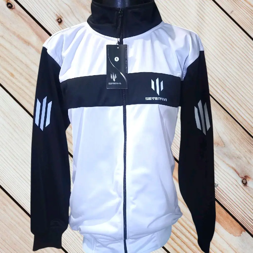 jaket tracktop  Casual pria wanita SEVENFIVE Unisex Tebal Distro kombinasi warna