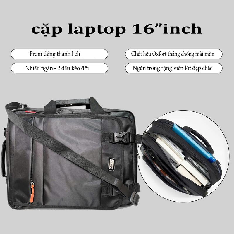 Product Introduction of cặp đă năng học sinh văn phòng Calm down CÓ NGĂN NƯỚC FLK {SANG TRỌNG} Nam Bag 8