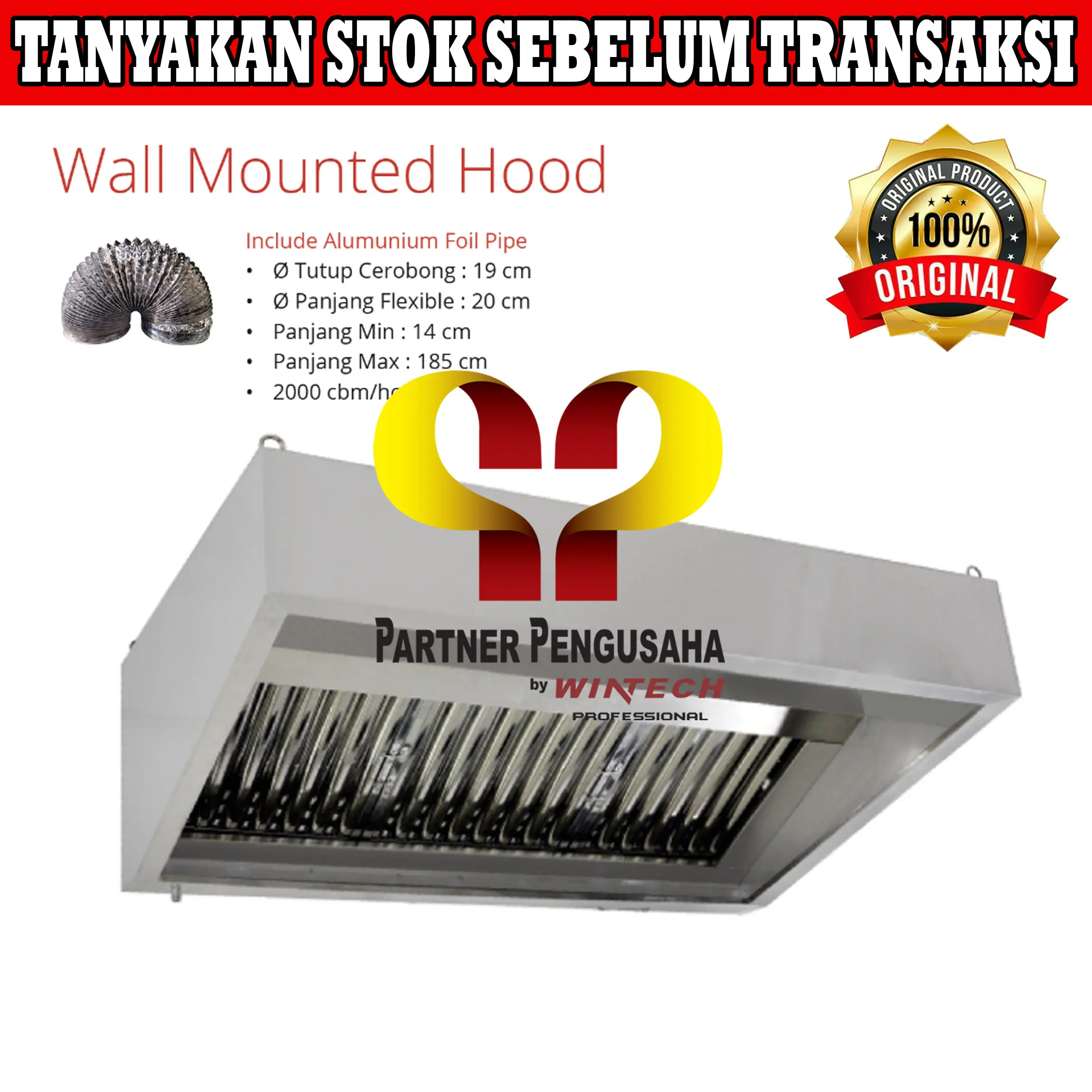GETRA CH-150M Wall Mounted Hood Exhaust Hood Cooker Hood Penhisap Asap